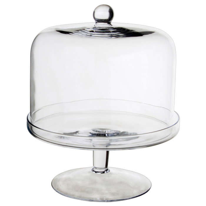 Avet Pastelera con Pie y Tapa de Cristal 25 cm Avet Pastelera con Pie y Tapa de Cristal 25 cm